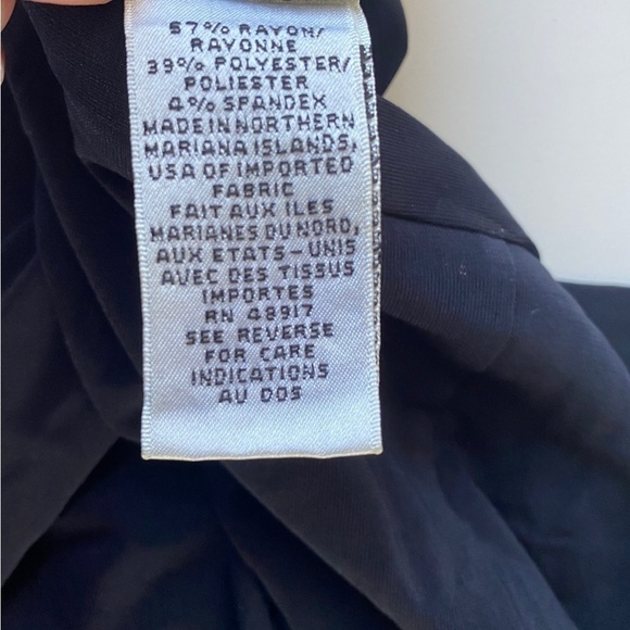 NWT Calvin Klein Blue Rayon Blend Lightweight Dress Work Zip Pants Women’s Small - Picture 12 of 12